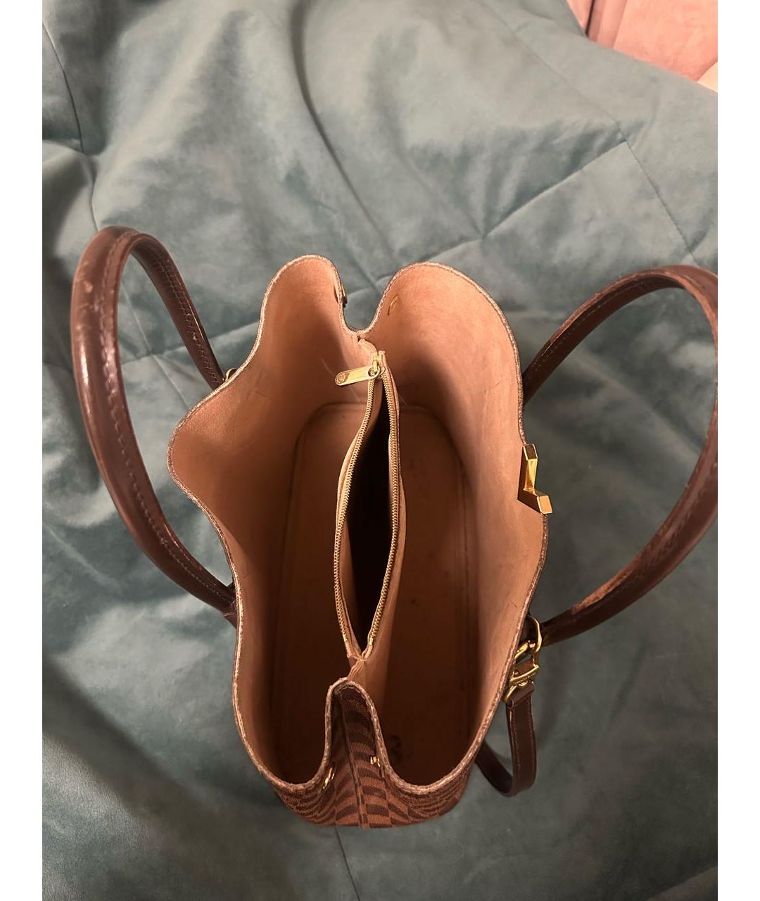 LOUIS VUITTON Коричневая сумка тоут, фото 5