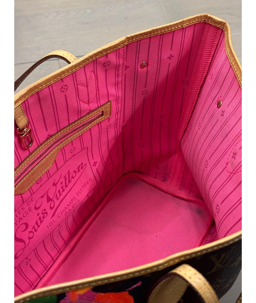 LOUIS VUITTON Коричневая сумка с короткими ручками, фото 5