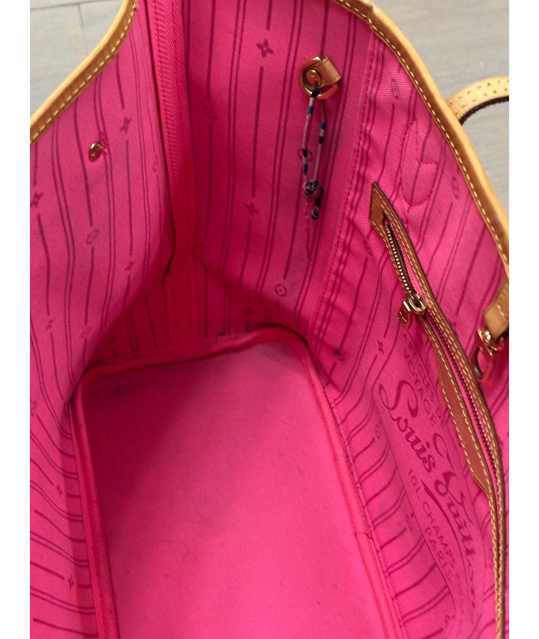 LOUIS VUITTON Коричневая сумка с короткими ручками, фото 6