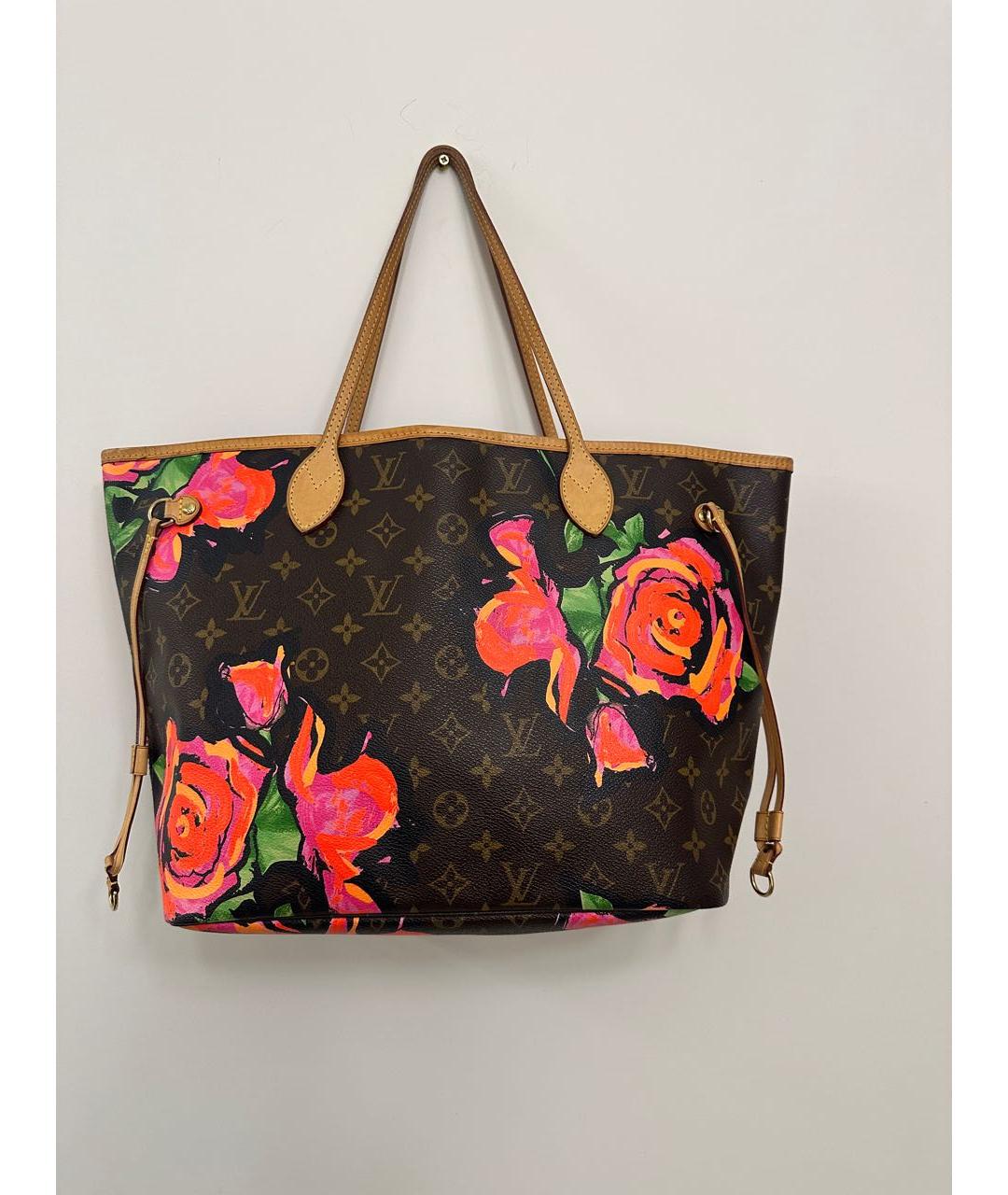 LOUIS VUITTON Коричневая сумка с короткими ручками, фото 2