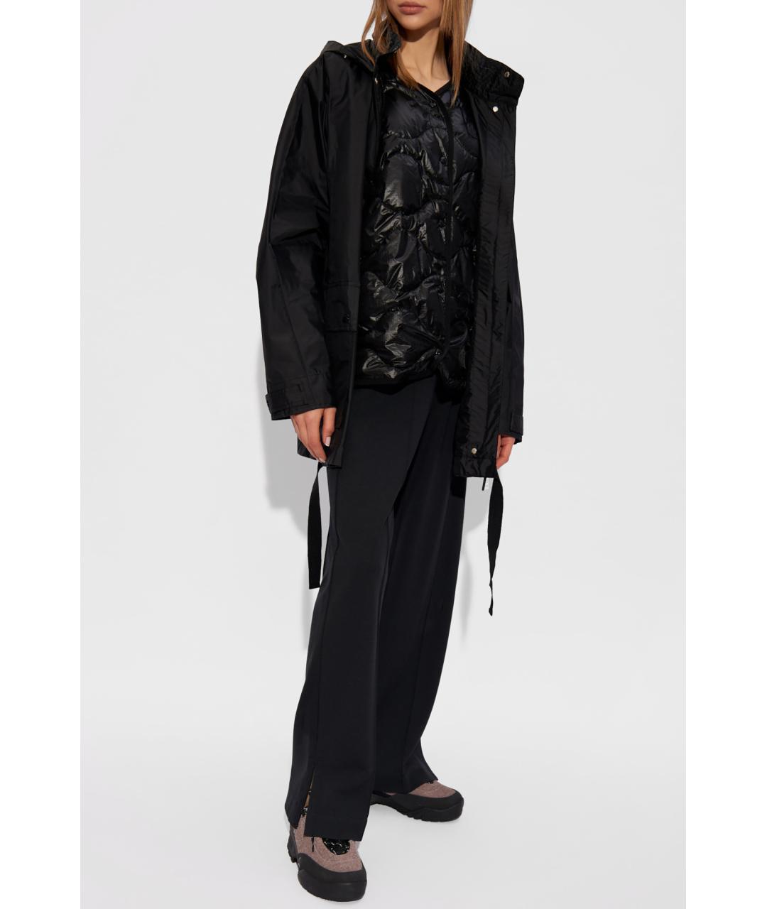 MONCLER Черная полиамидовая парка, фото 4