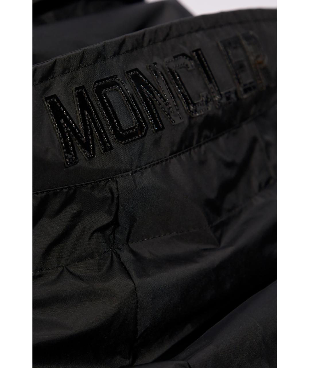 MONCLER Черная полиамидовая парка, фото 5