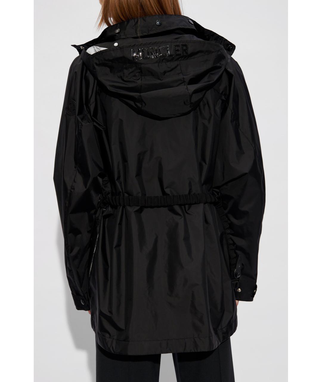 MONCLER Черная полиамидовая парка, фото 3