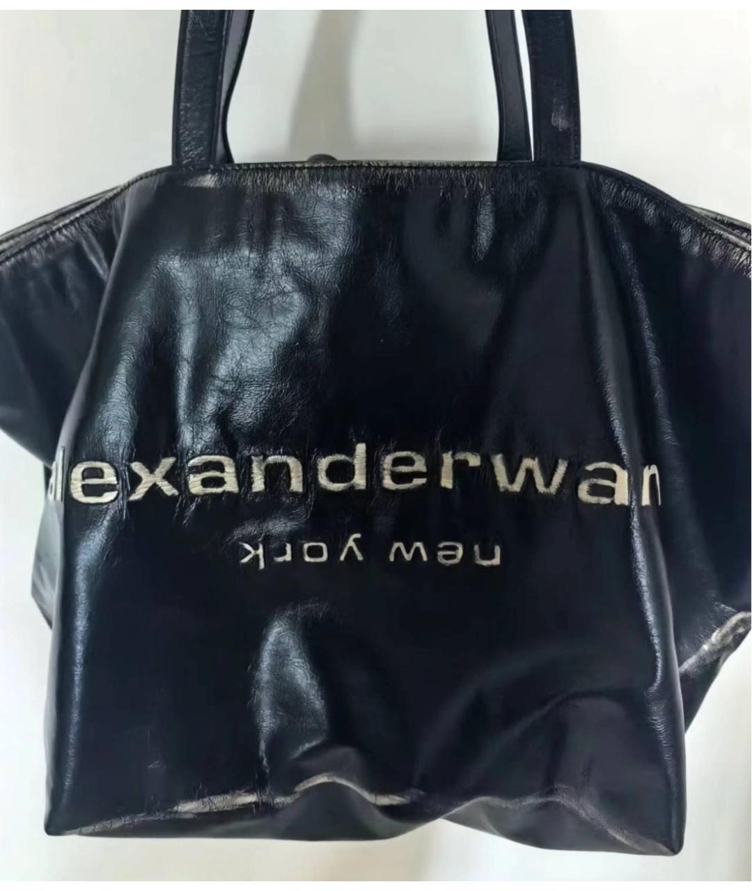 ALEXANDER WANG Коричневая кожаная сумка с короткими ручками, фото 8