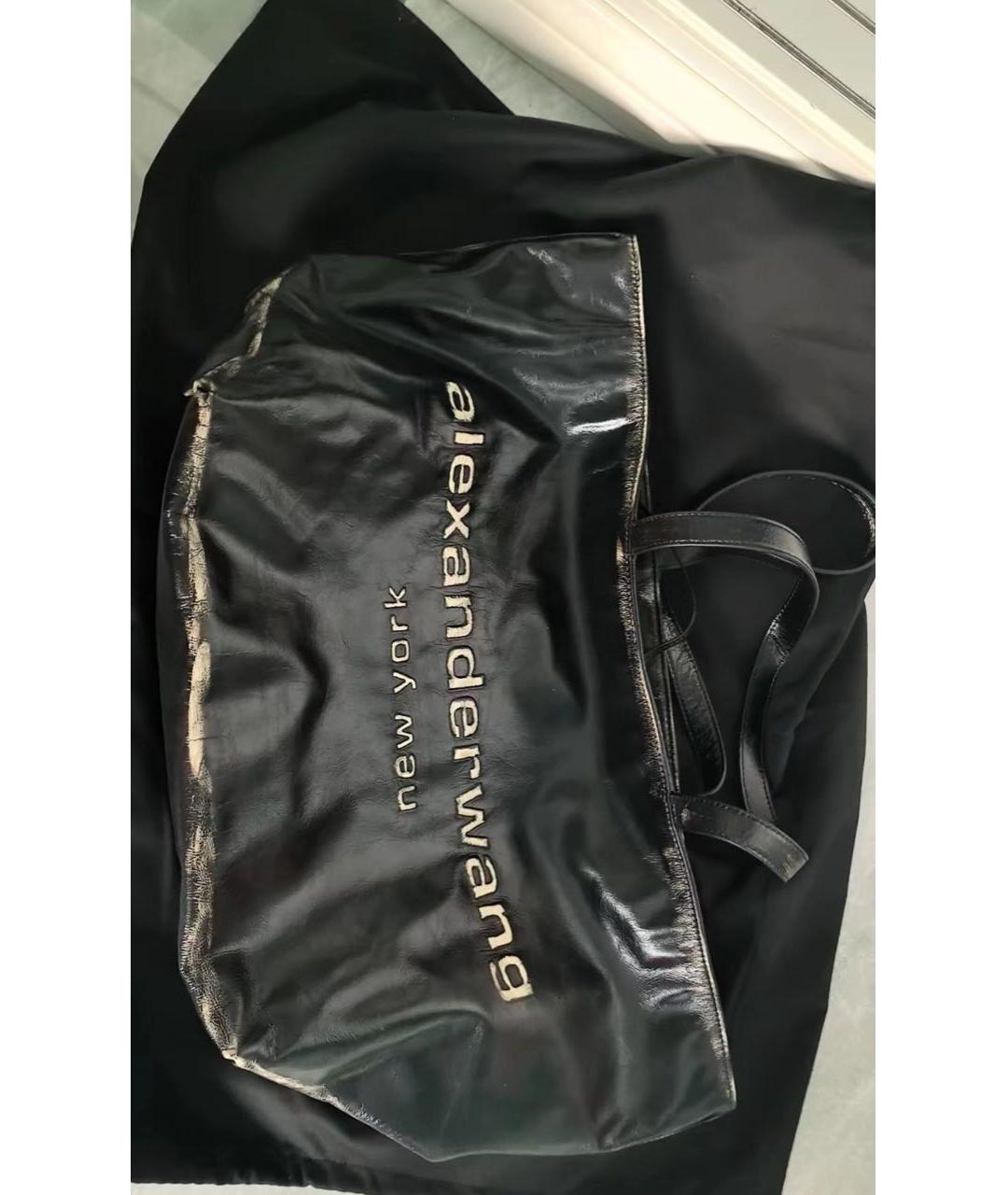 ALEXANDER WANG Коричневая кожаная сумка с короткими ручками, фото 6