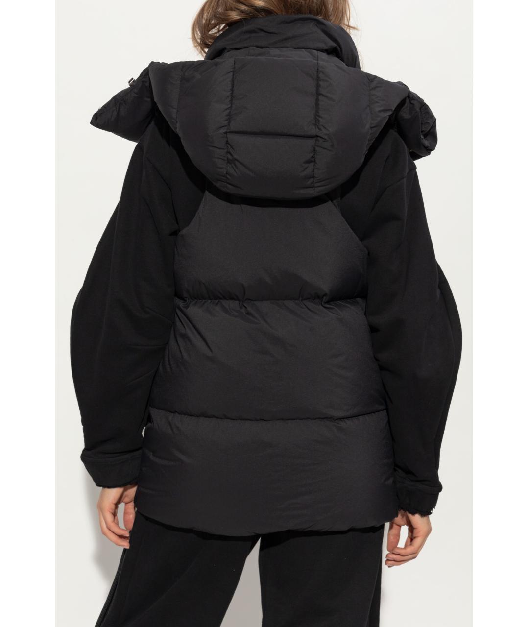 MONCLER Черный полиамидовый жилет, фото 3