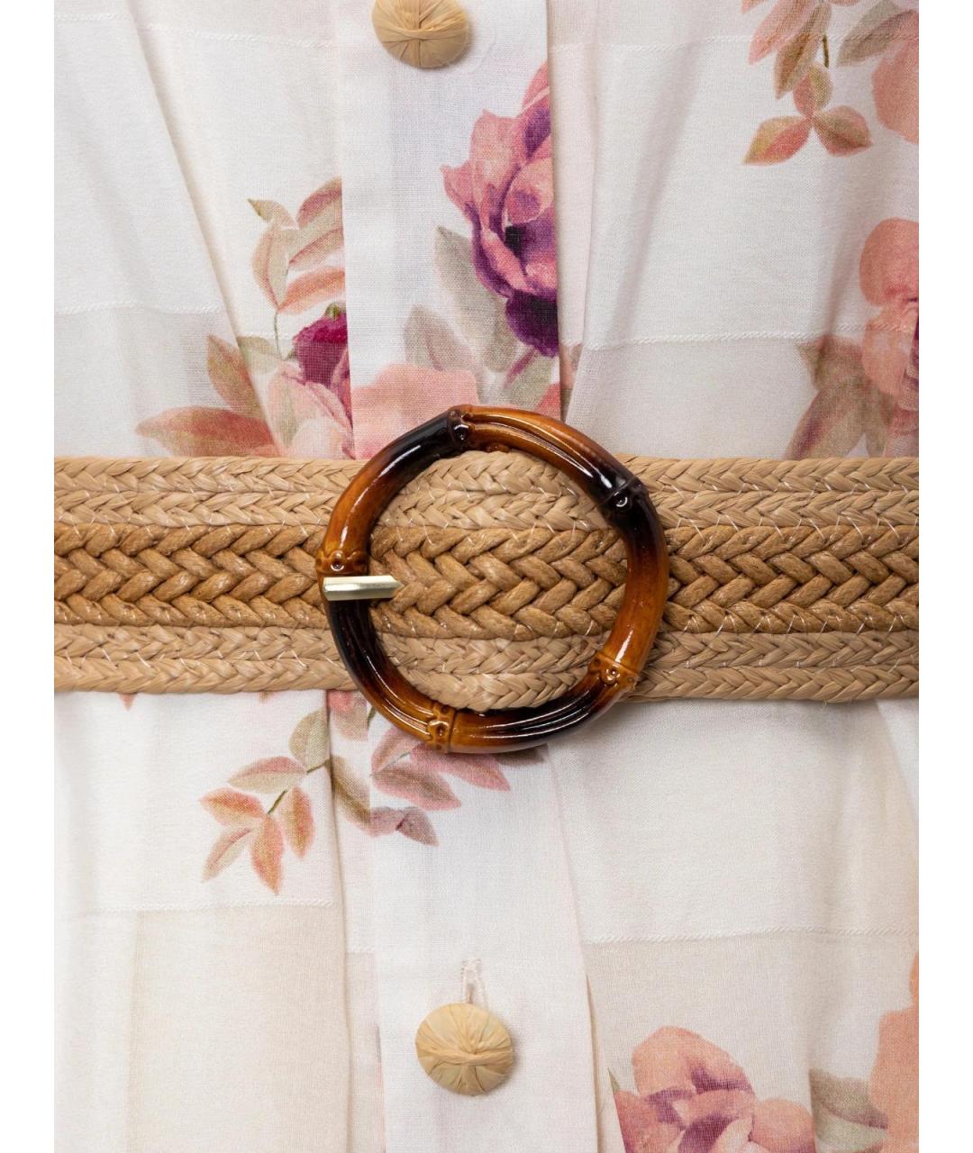 ZIMMERMANN Белое хлопковое повседневное платье, фото 3