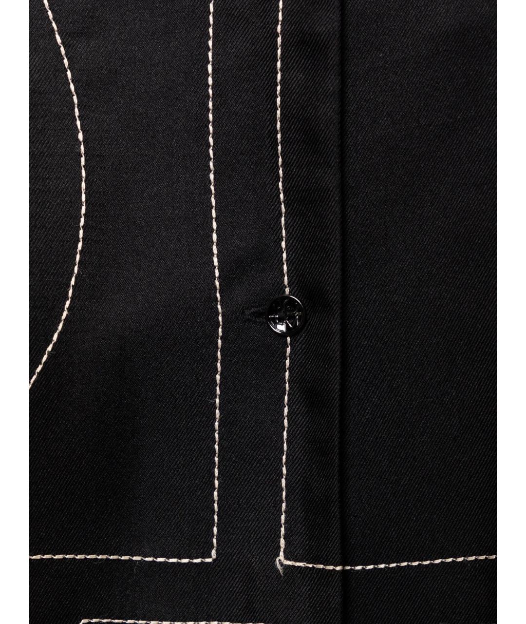 TOTEME Черный шелковый костюм с брюками, фото 3