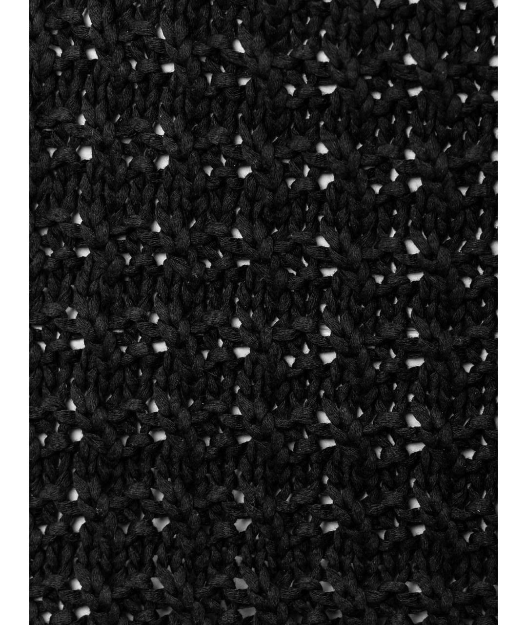 BALMAIN Черное хлопковое повседневное платье, фото 2