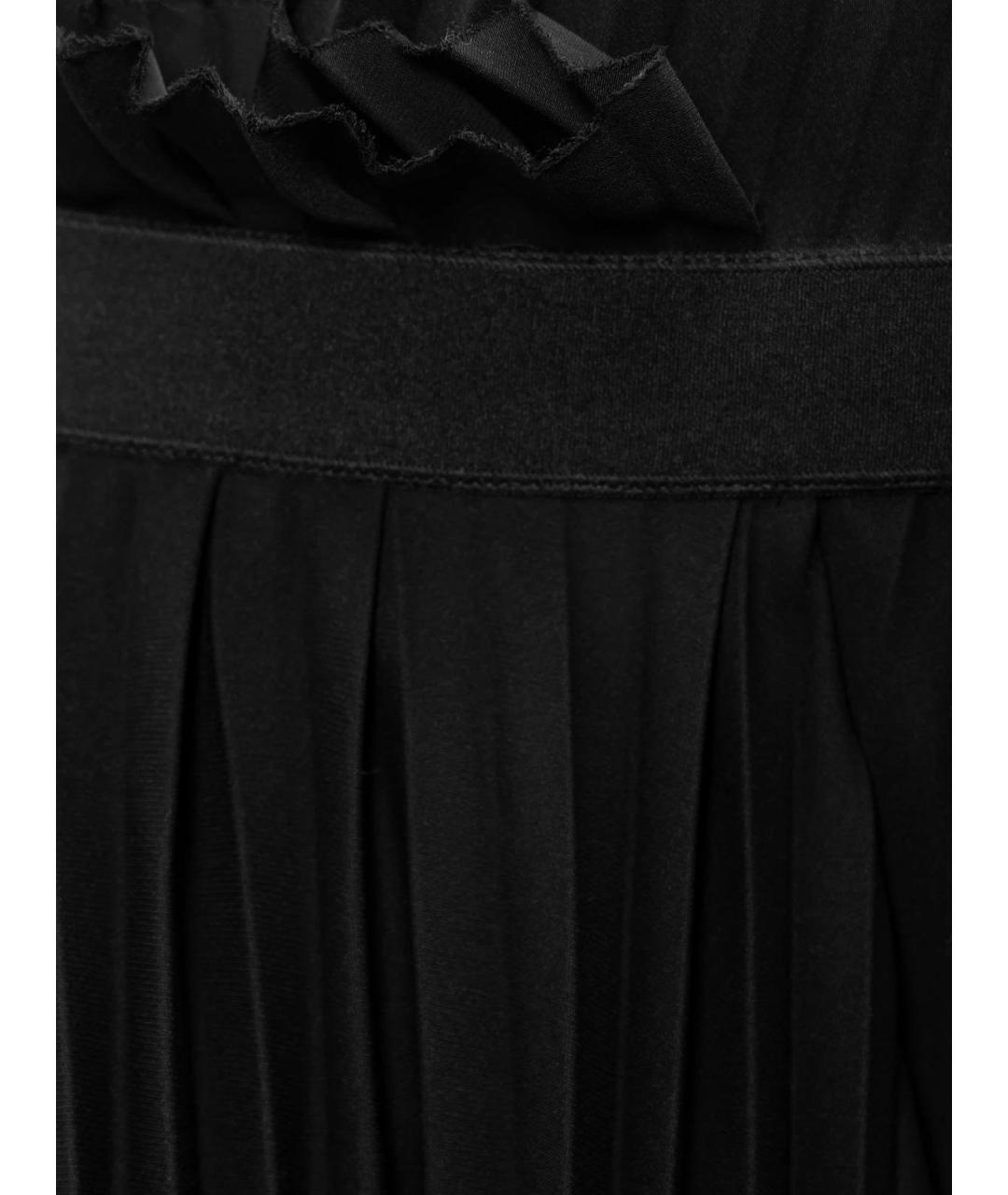 BALENCIAGA Черная полиэстеровая юбка миди, фото 3