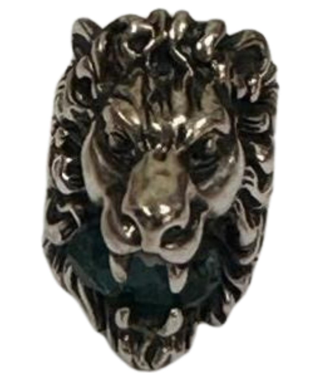 GUCCI Серебряное металлическое кольцо, фото 1