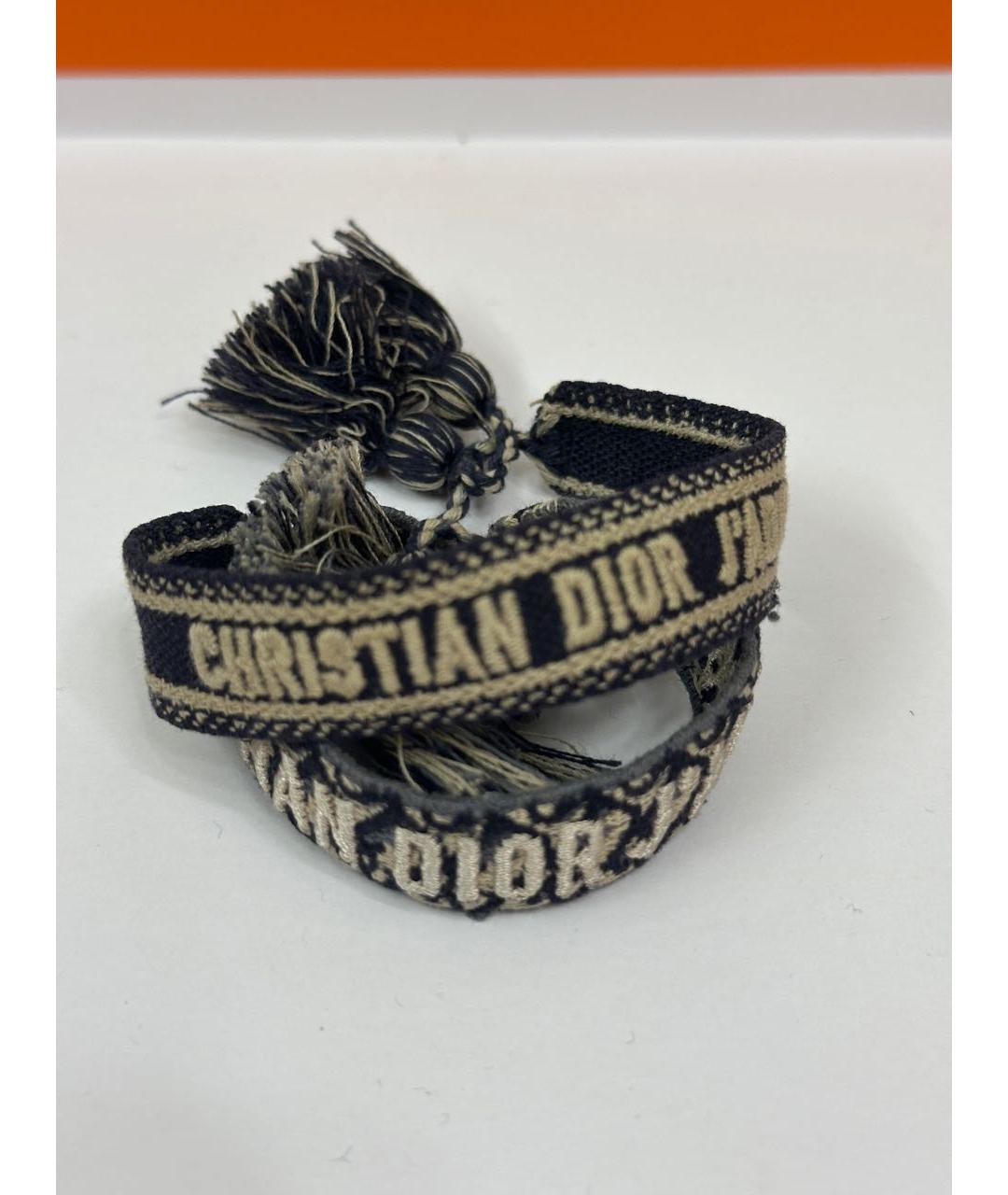CHRISTIAN DIOR Темно-синий браслет, фото 3