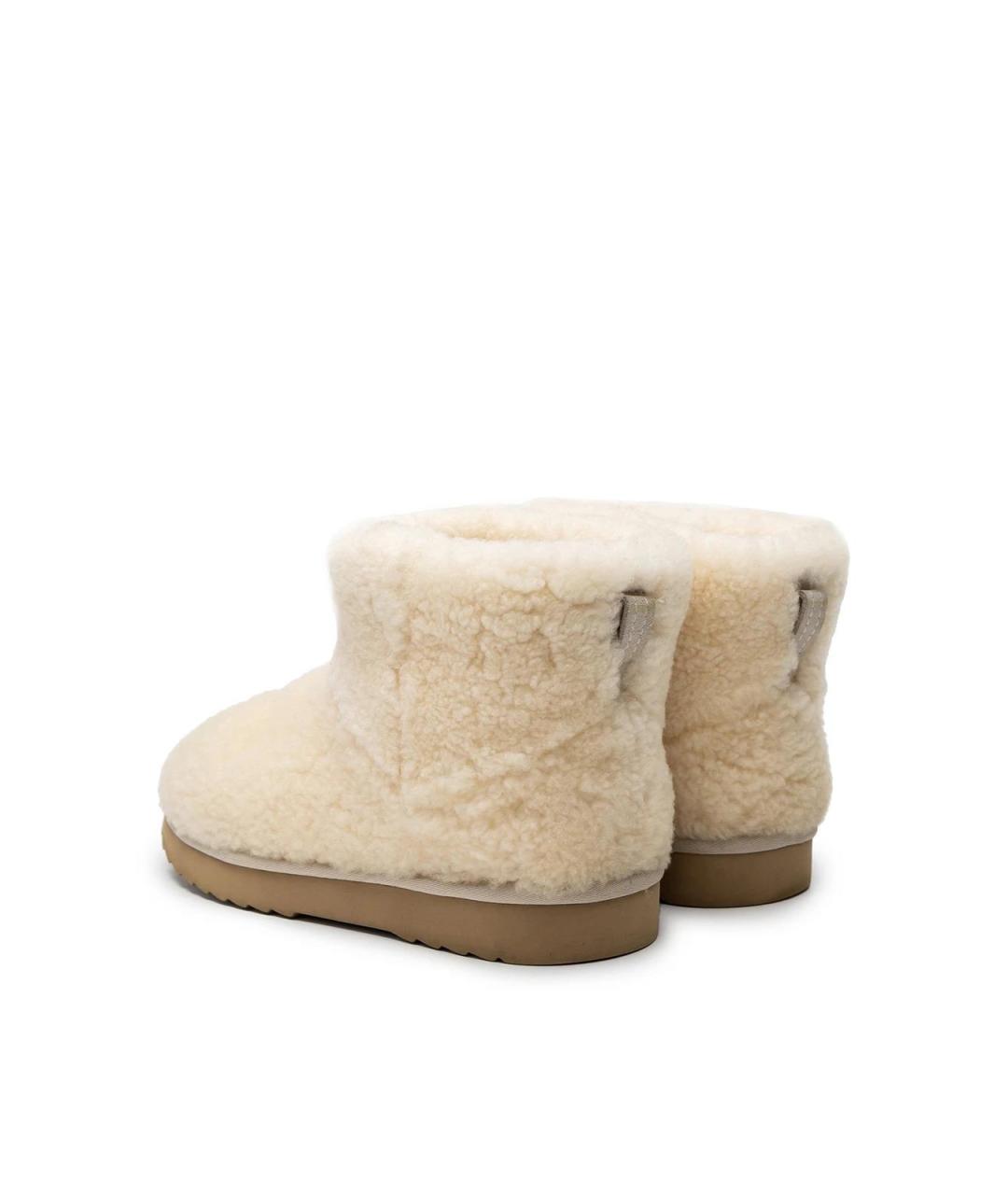 12 STOREEZ Бежевые текстильные сапоги, фото 3