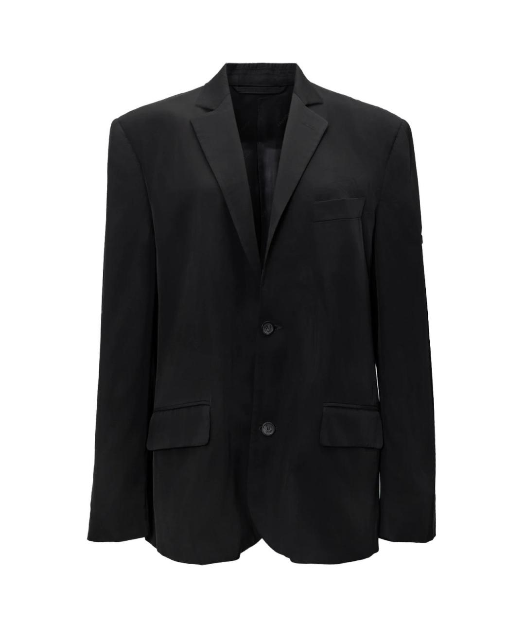 BALENCIAGA Черный полиэстеровый жакет/пиджак, фото 2