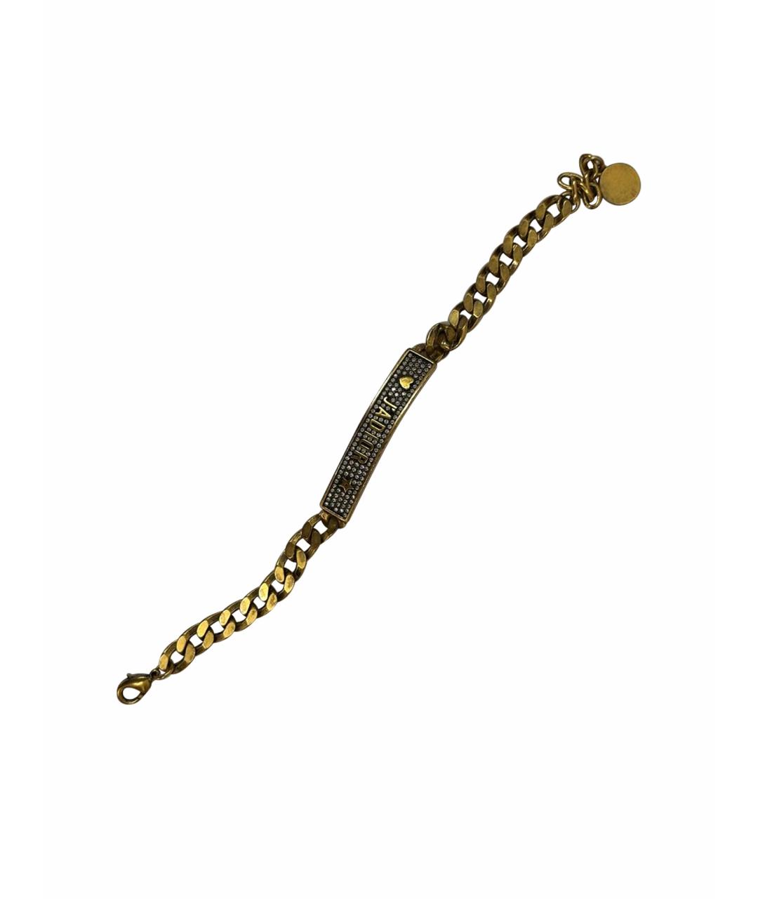 CHRISTIAN DIOR Золотой позолоченный браслет, фото 1