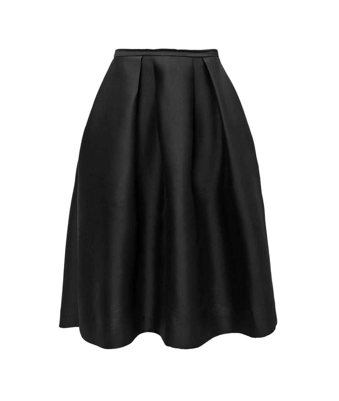 TOTEME Черная шерстяная юбка миди, фото 4