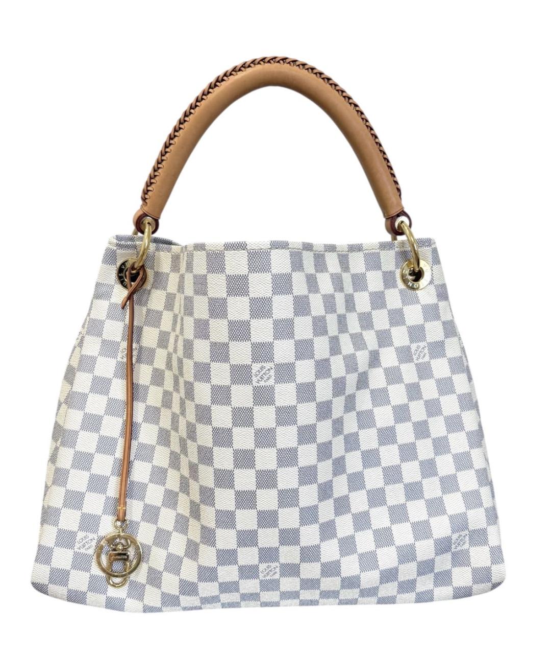 LOUIS VUITTON Белая сумка с короткими ручками, фото 9