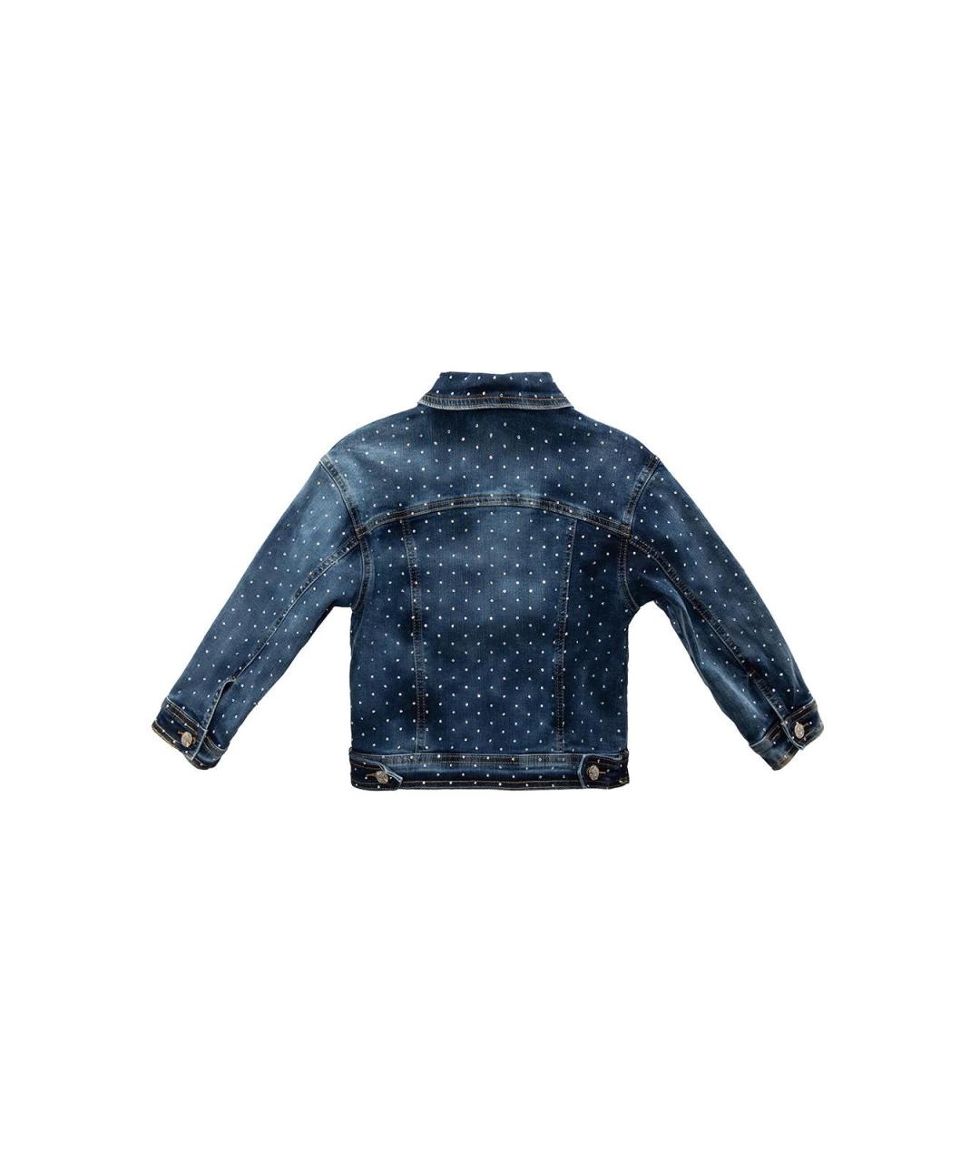 MONNALISA Синяя хлопковая куртка, фото 2