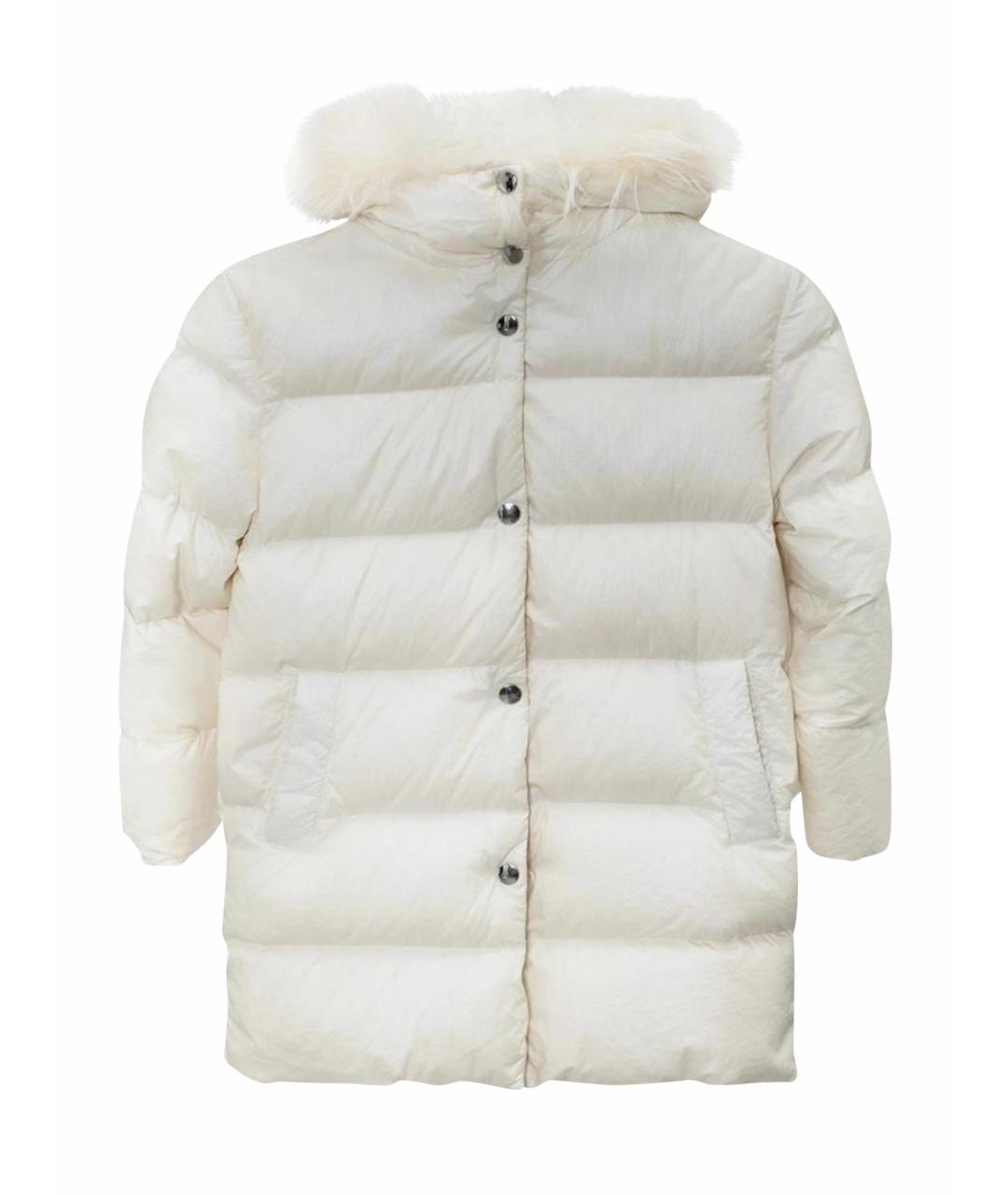 YVES SALOMON Белая полиэстеровая куртка, фото 1