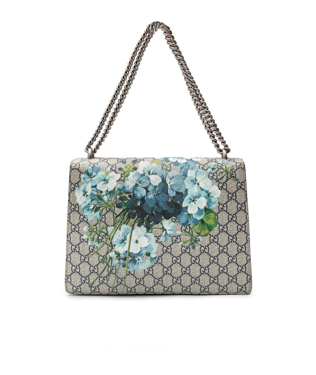 GUCCI Бежевая замшевая сумка через плечо, фото 3