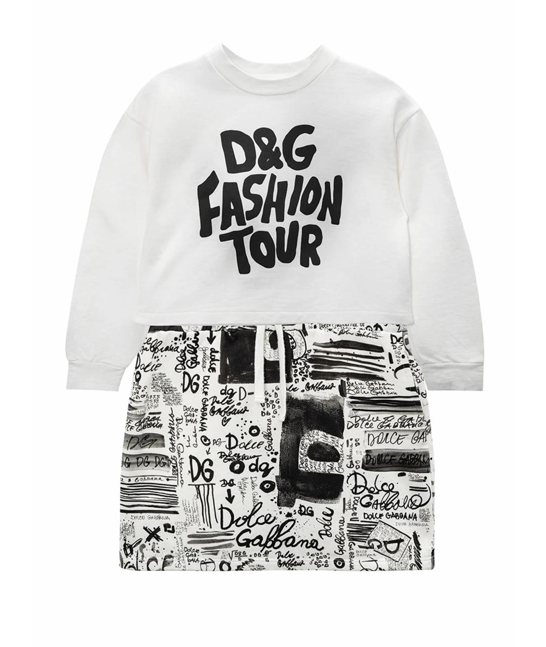 DOLCE&GABBANA Белый хлопковый жакет/пиджак, фото 1