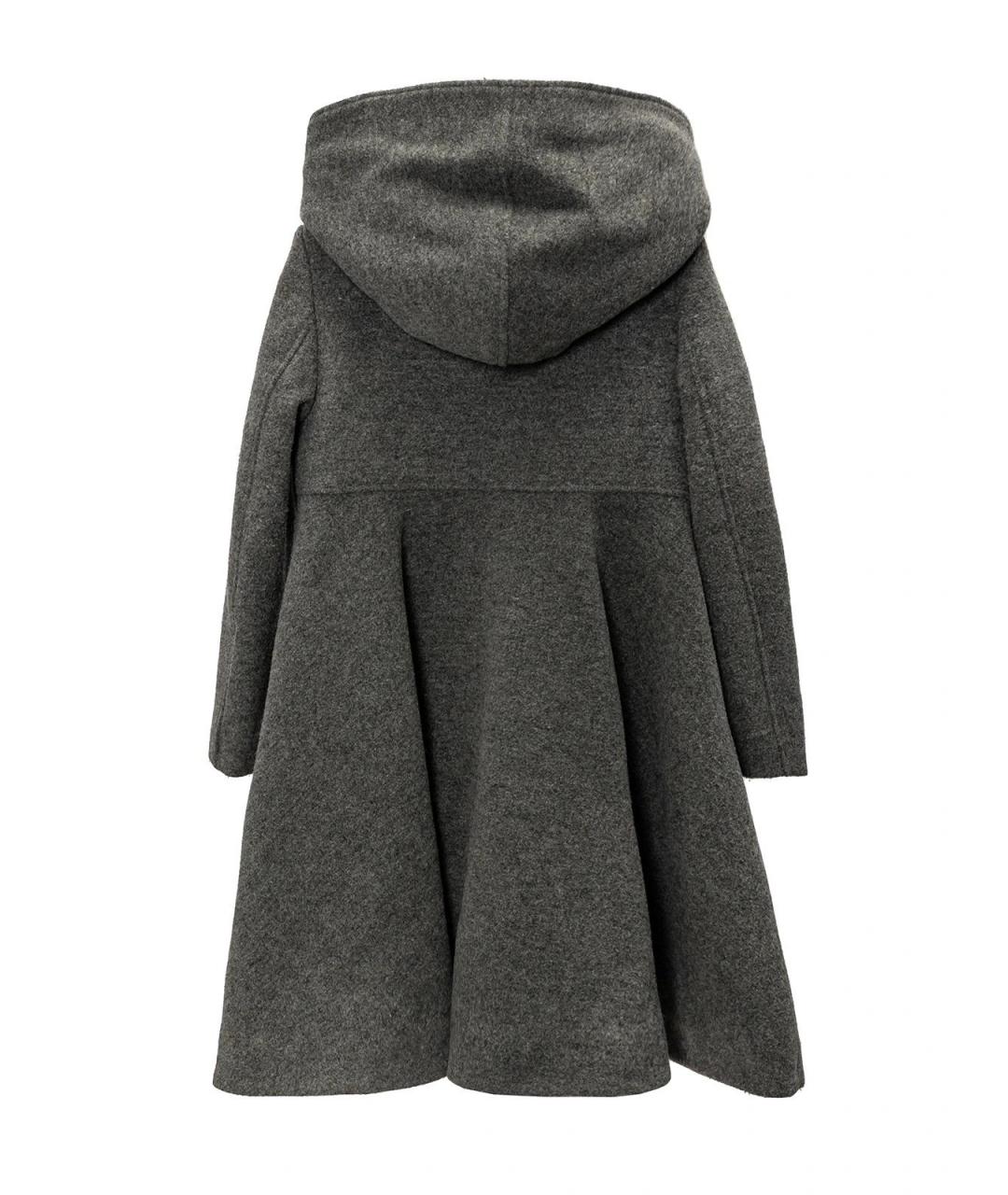 DOLCE&GABBANA Серое шерстяное пальто, фото 2