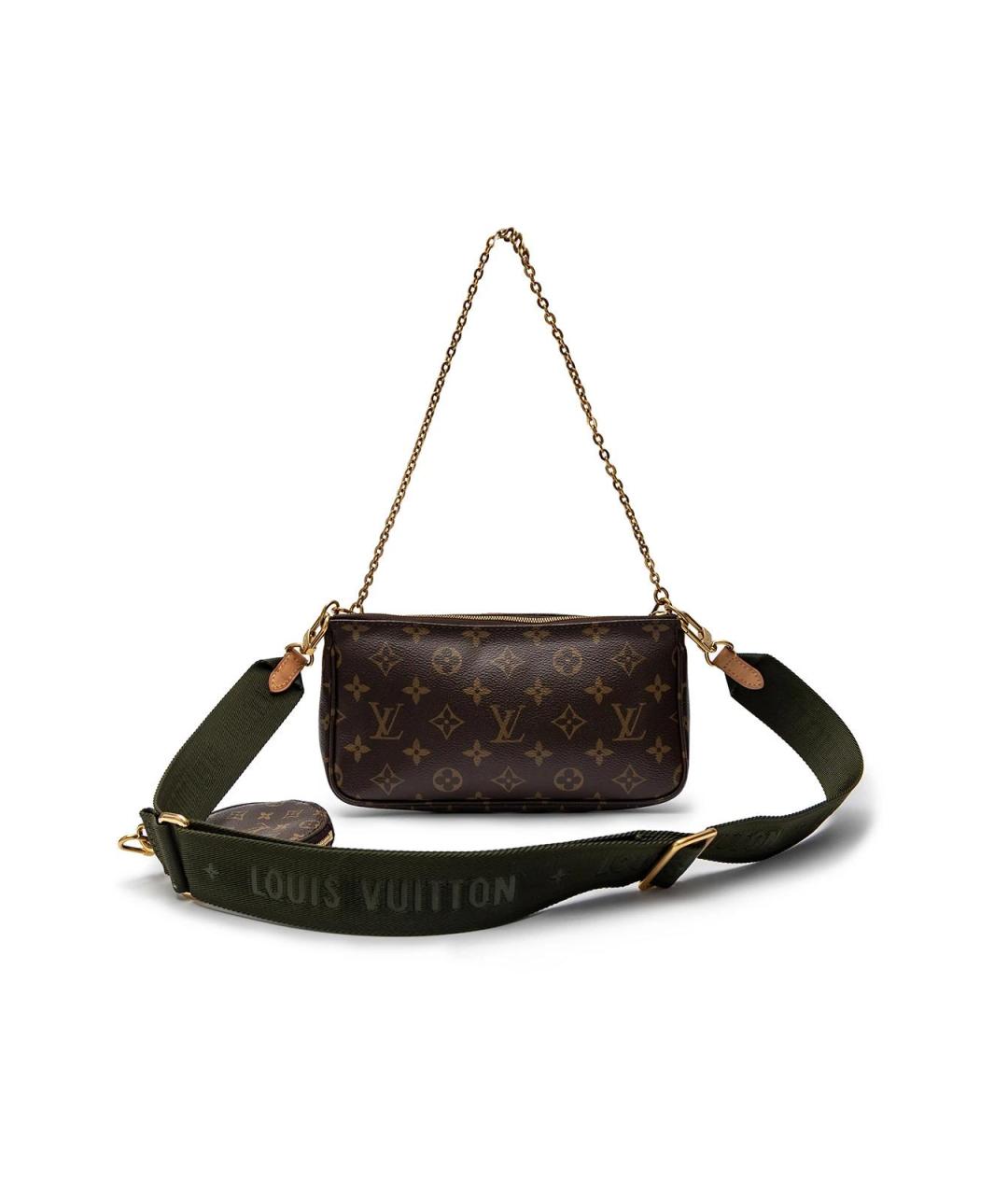 LOUIS VUITTON Коричневая сумка через плечо, фото 3