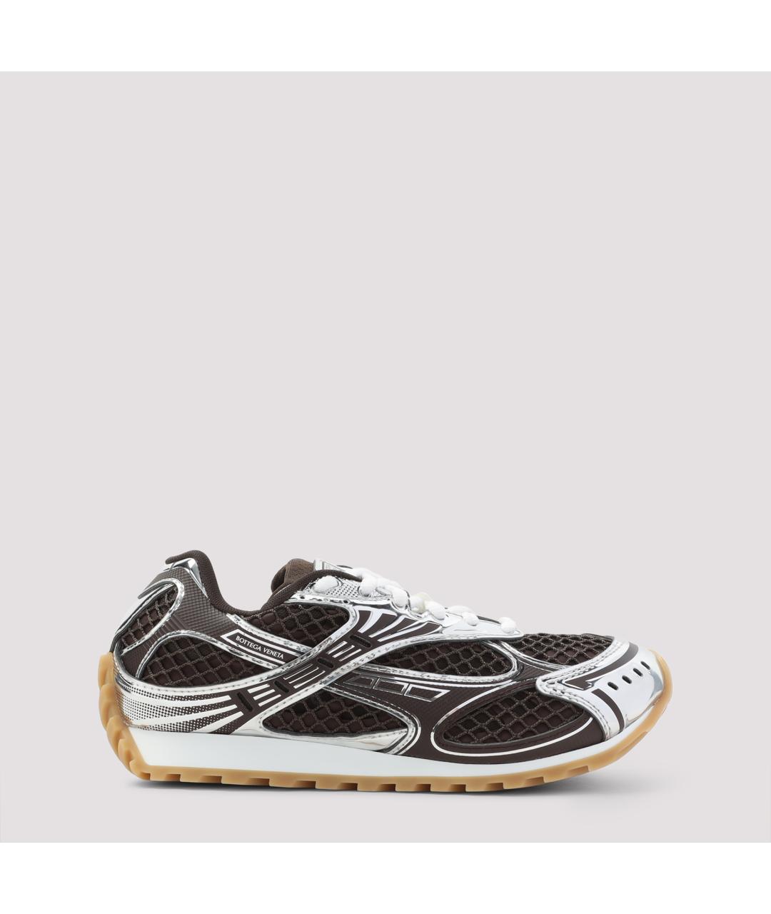 BOTTEGA VENETA Мульти текстильные кроссовки, фото 4