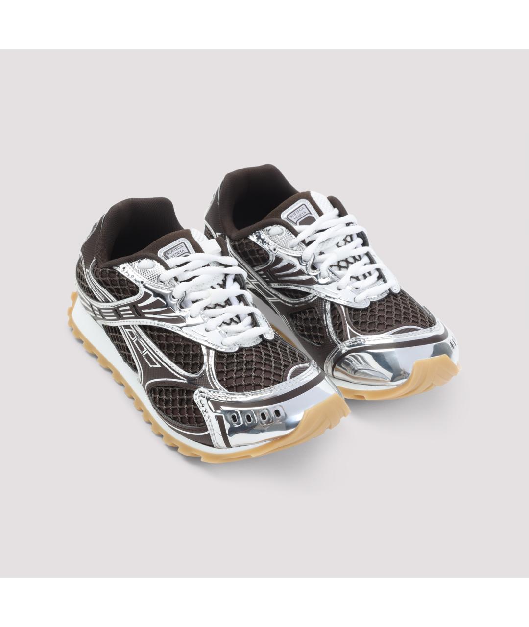 BOTTEGA VENETA Мульти текстильные кроссовки, фото 3