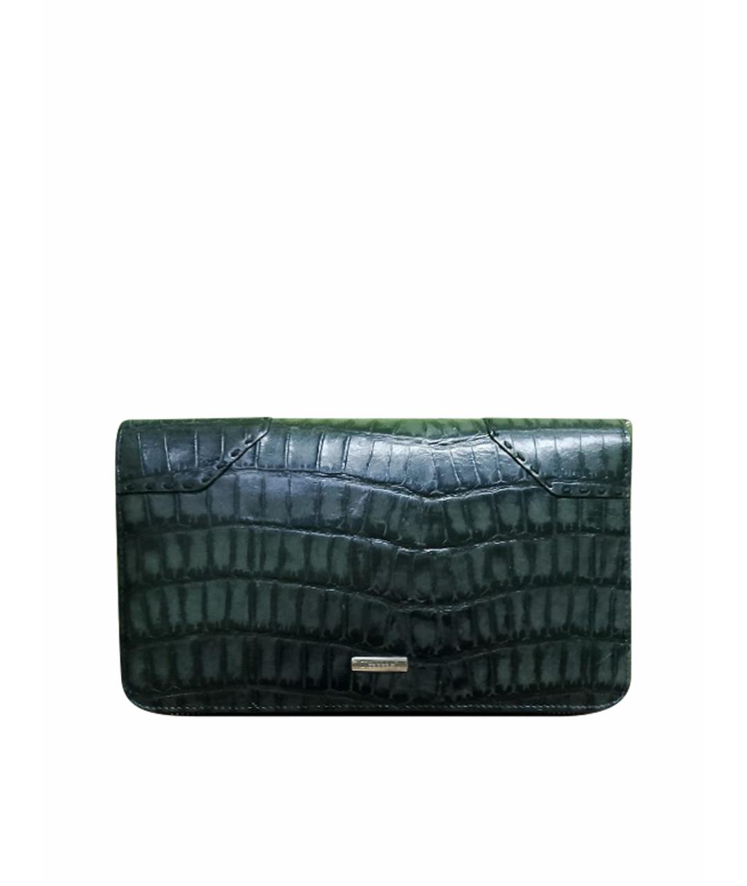 KARL LAGERFELD Серая кожаная барсетка, фото 1