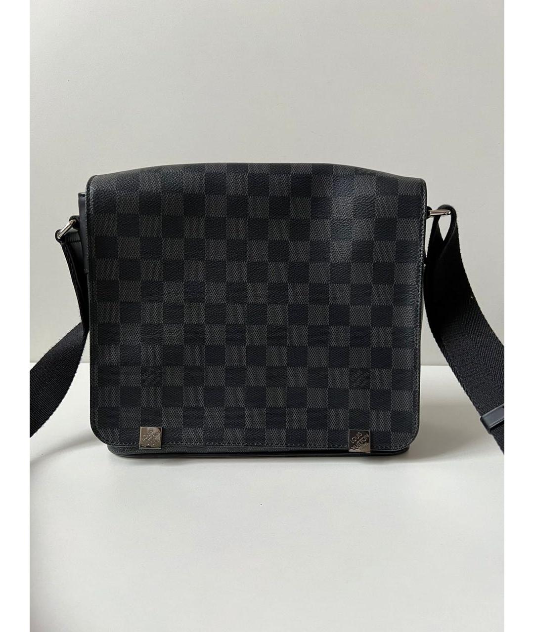 LOUIS VUITTON Черная сумка на плечо, фото 9