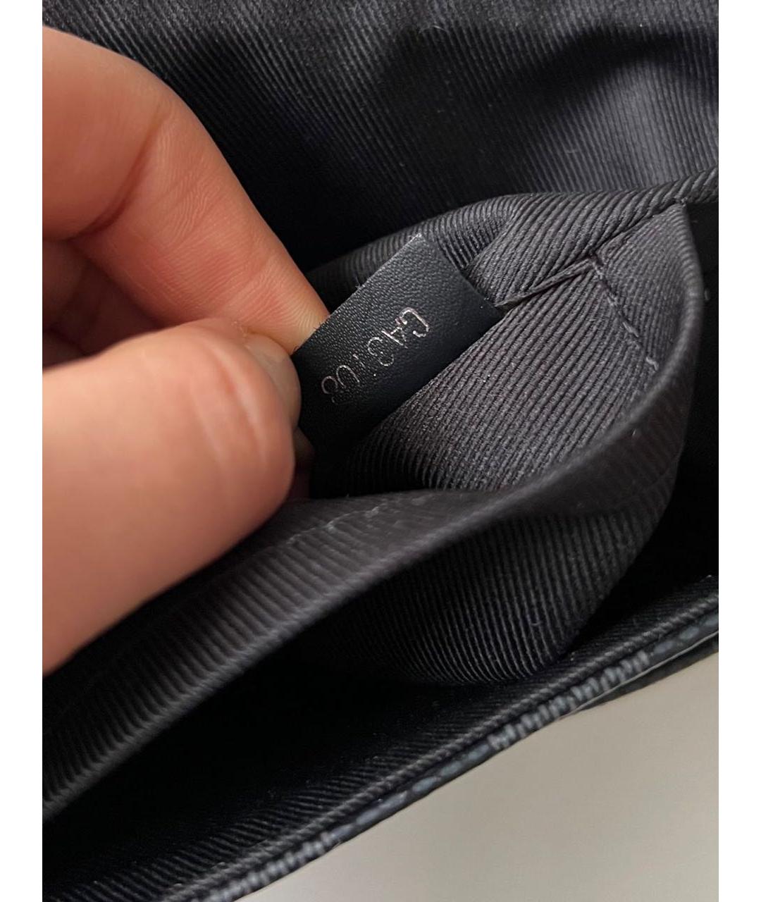 LOUIS VUITTON Черная сумка на плечо, фото 7