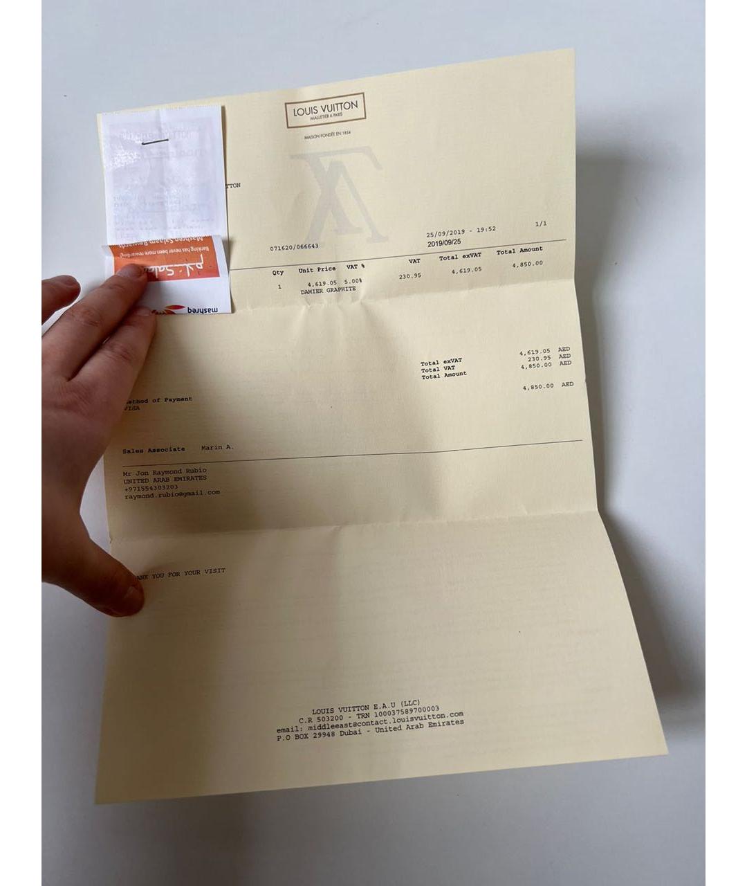 LOUIS VUITTON Черная сумка на плечо, фото 8