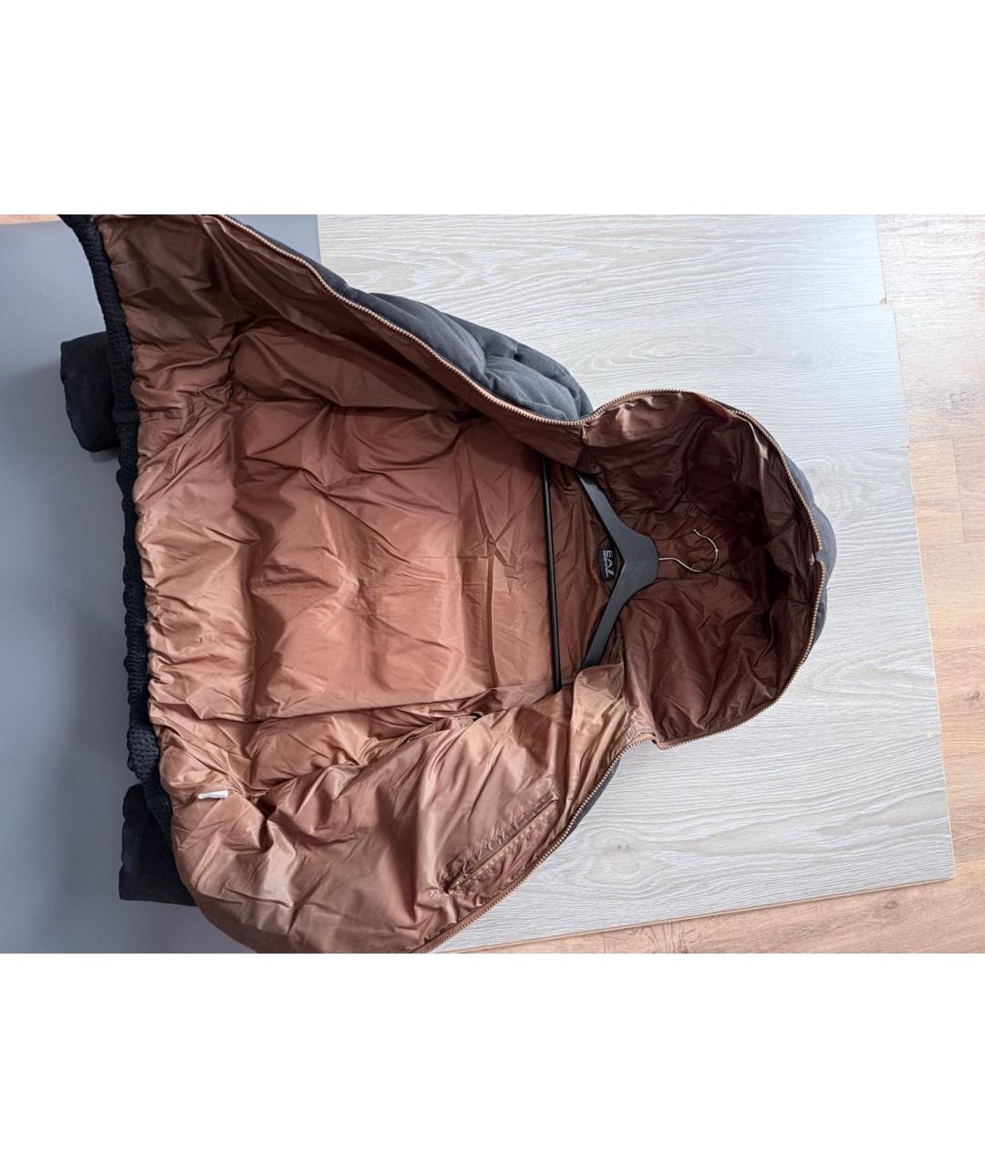 ARMANI EXCHANGE Черный хлопковый пуховик, фото 7