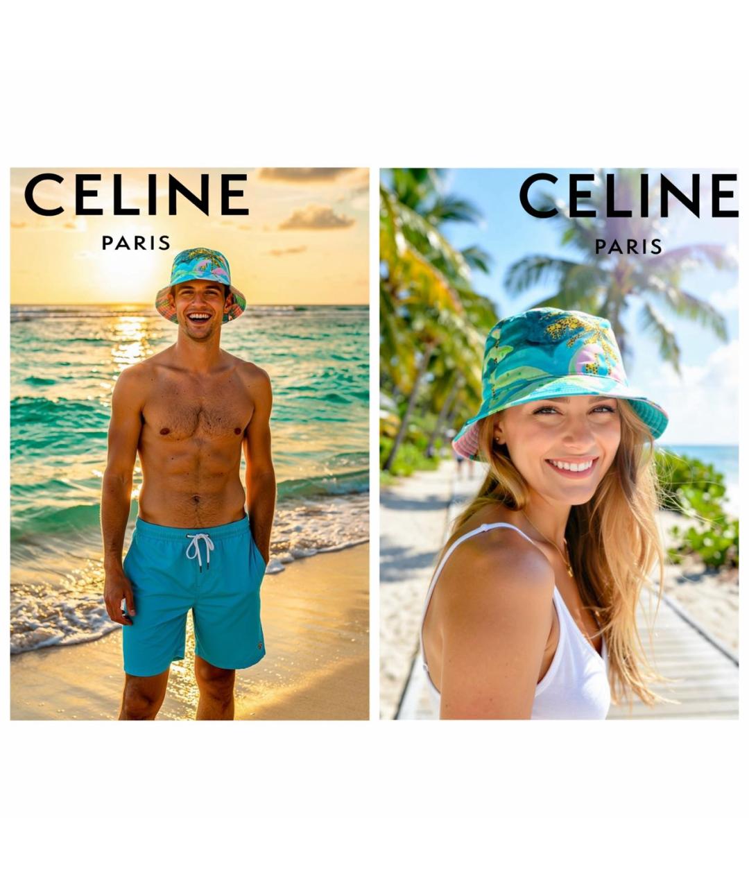 CELINE Мульти хлопковая кепка/бейсболка, фото 2