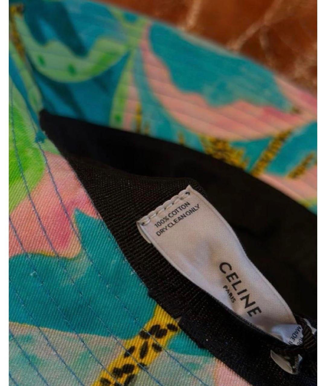 CELINE Мульти хлопковая кепка/бейсболка, фото 7