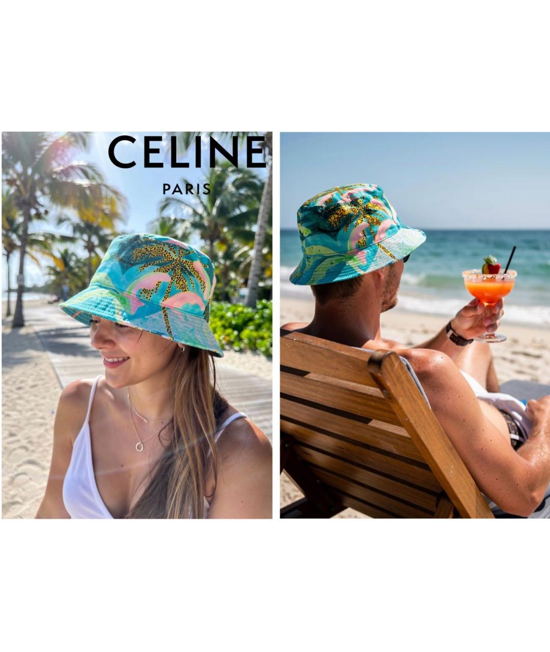 CELINE Мульти хлопковая кепка/бейсболка, фото 5