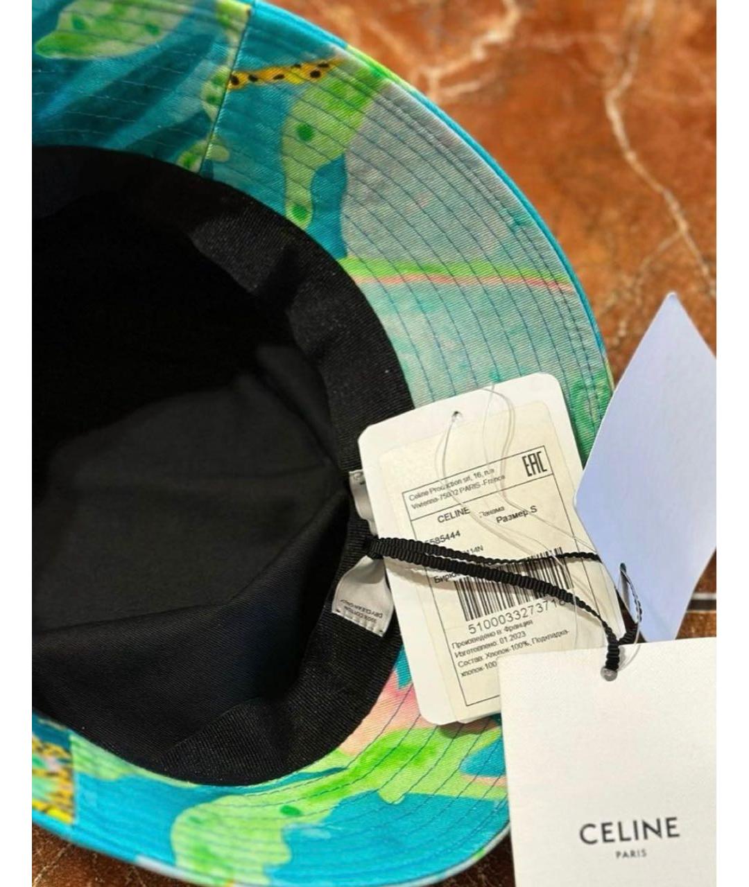 CELINE Мульти хлопковая кепка/бейсболка, фото 6