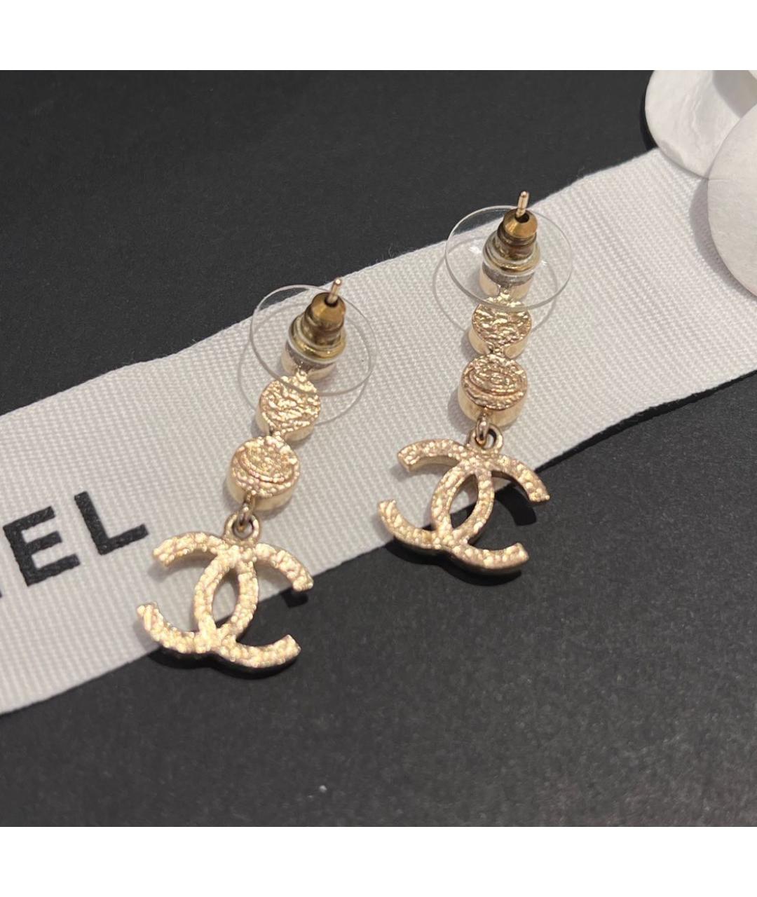 CHANEL Розовые серьги, фото 3
