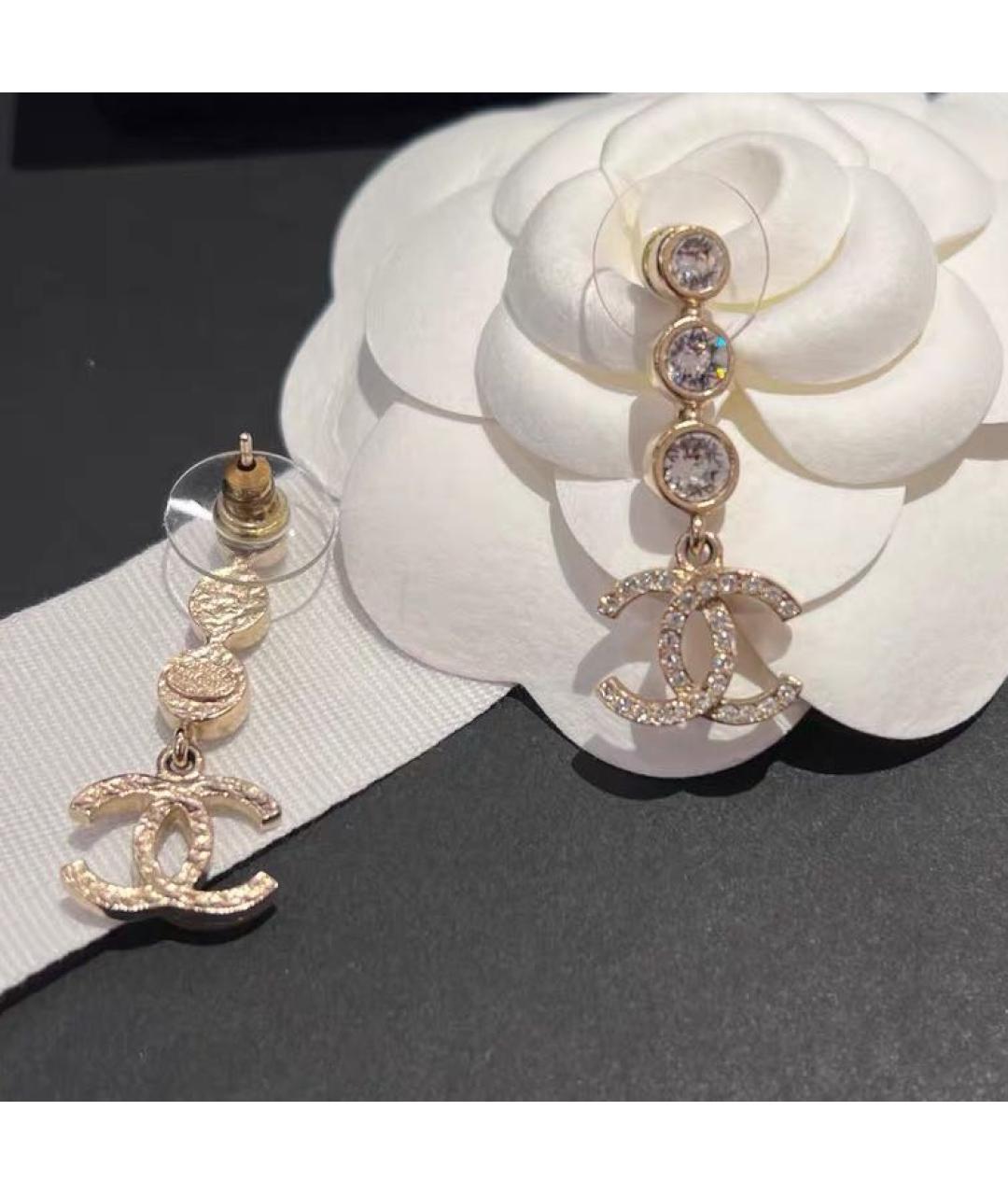 CHANEL Розовые серьги, фото 5