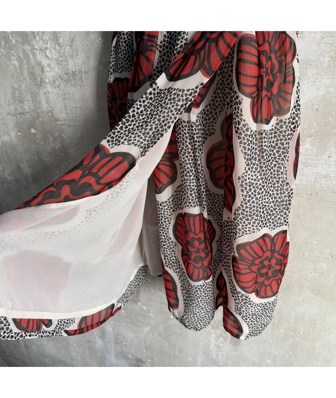 MOSCHINO Бордовое полиэстеровое платье, фото 6