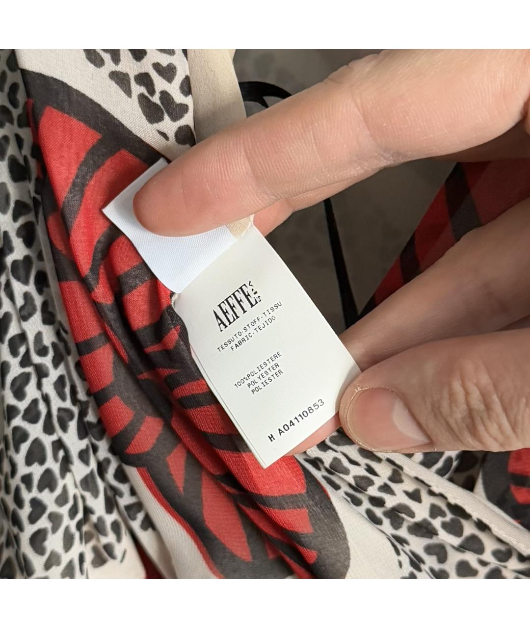 MOSCHINO Бордовое полиэстеровое платье, фото 8