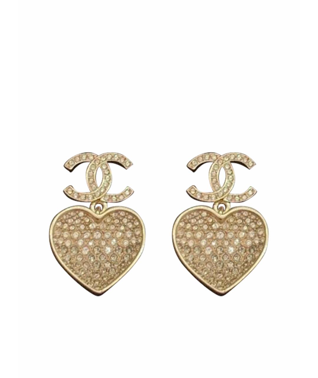 CHANEL Золотые серьги, фото 1