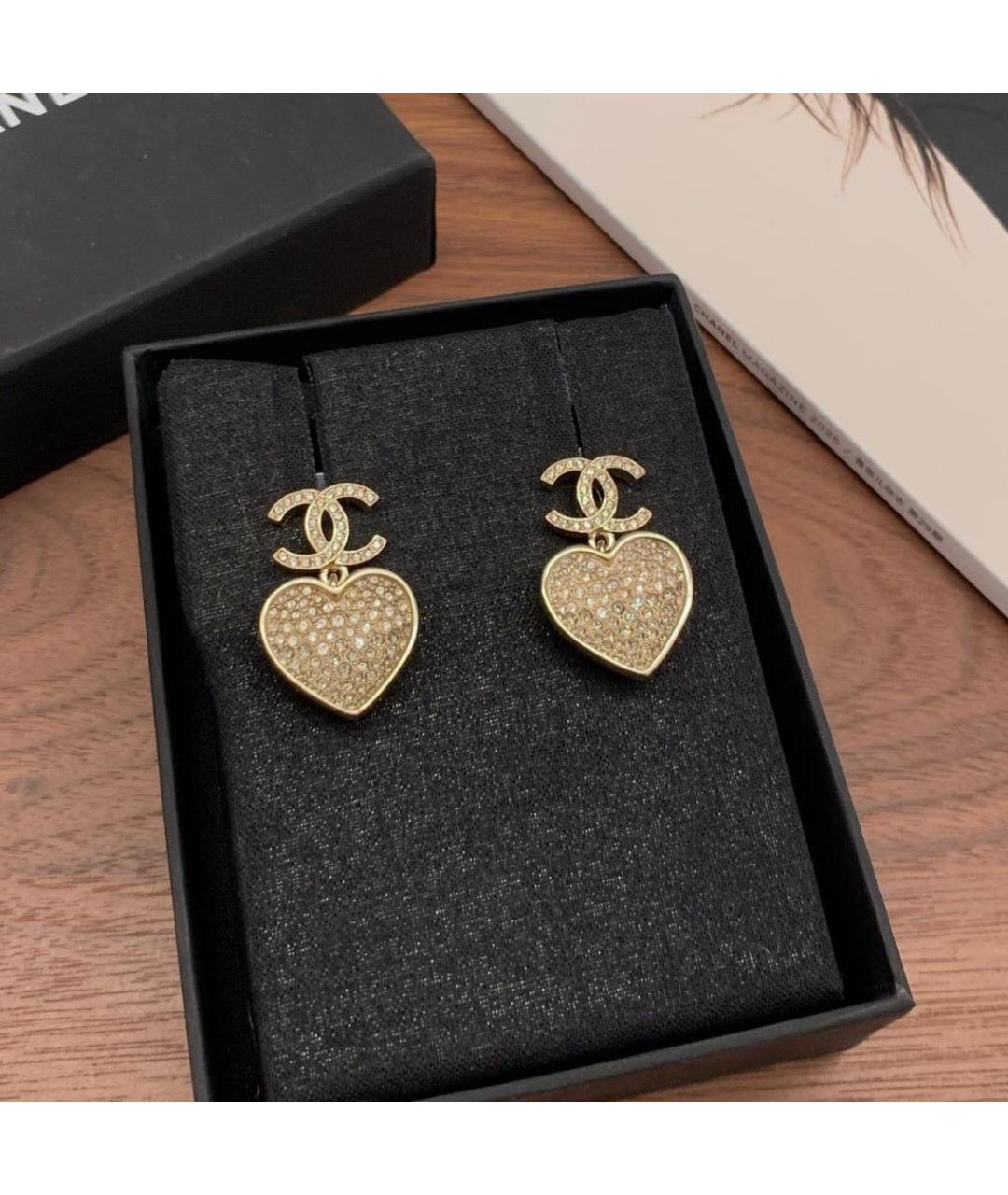 CHANEL Золотые серьги, фото 7