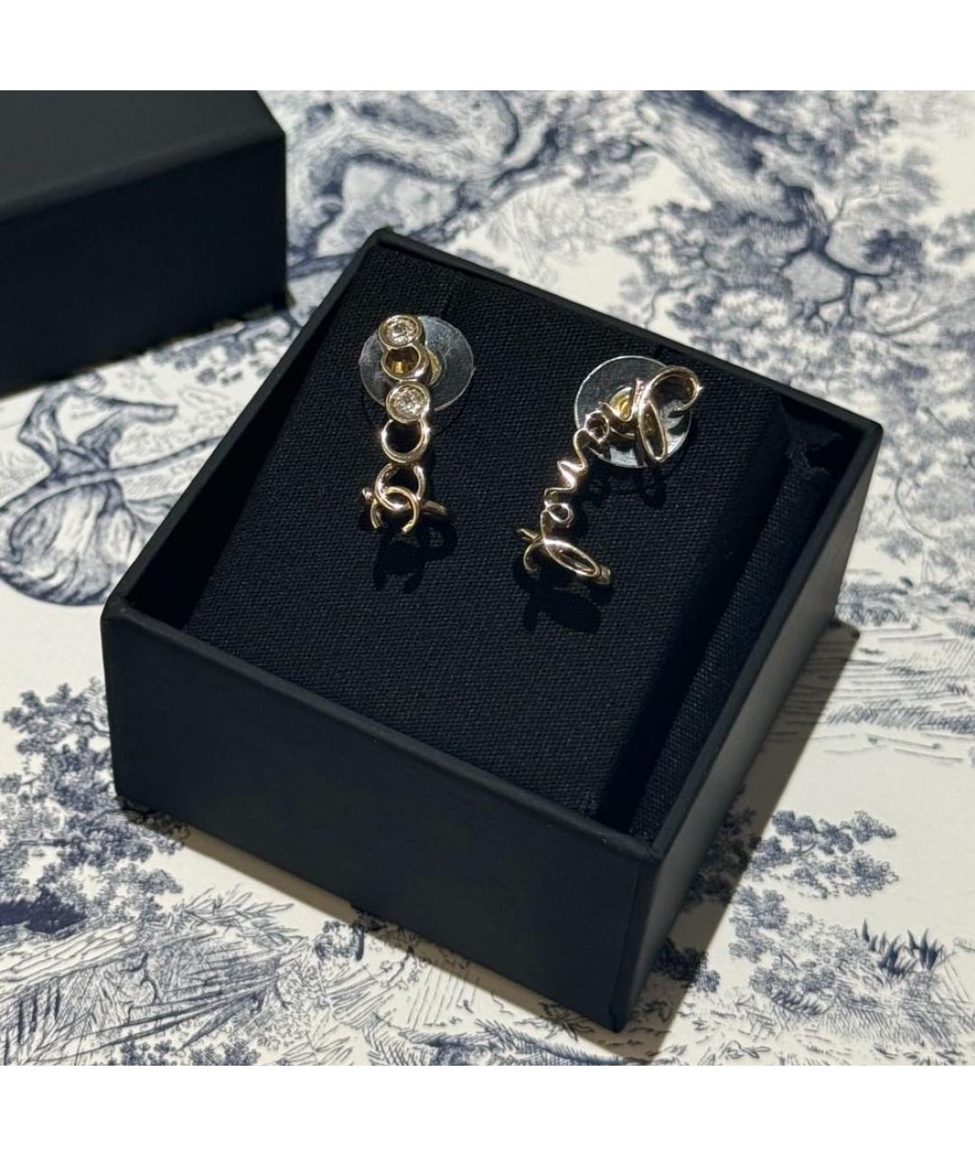 CHANEL Золотые серьги, фото 5