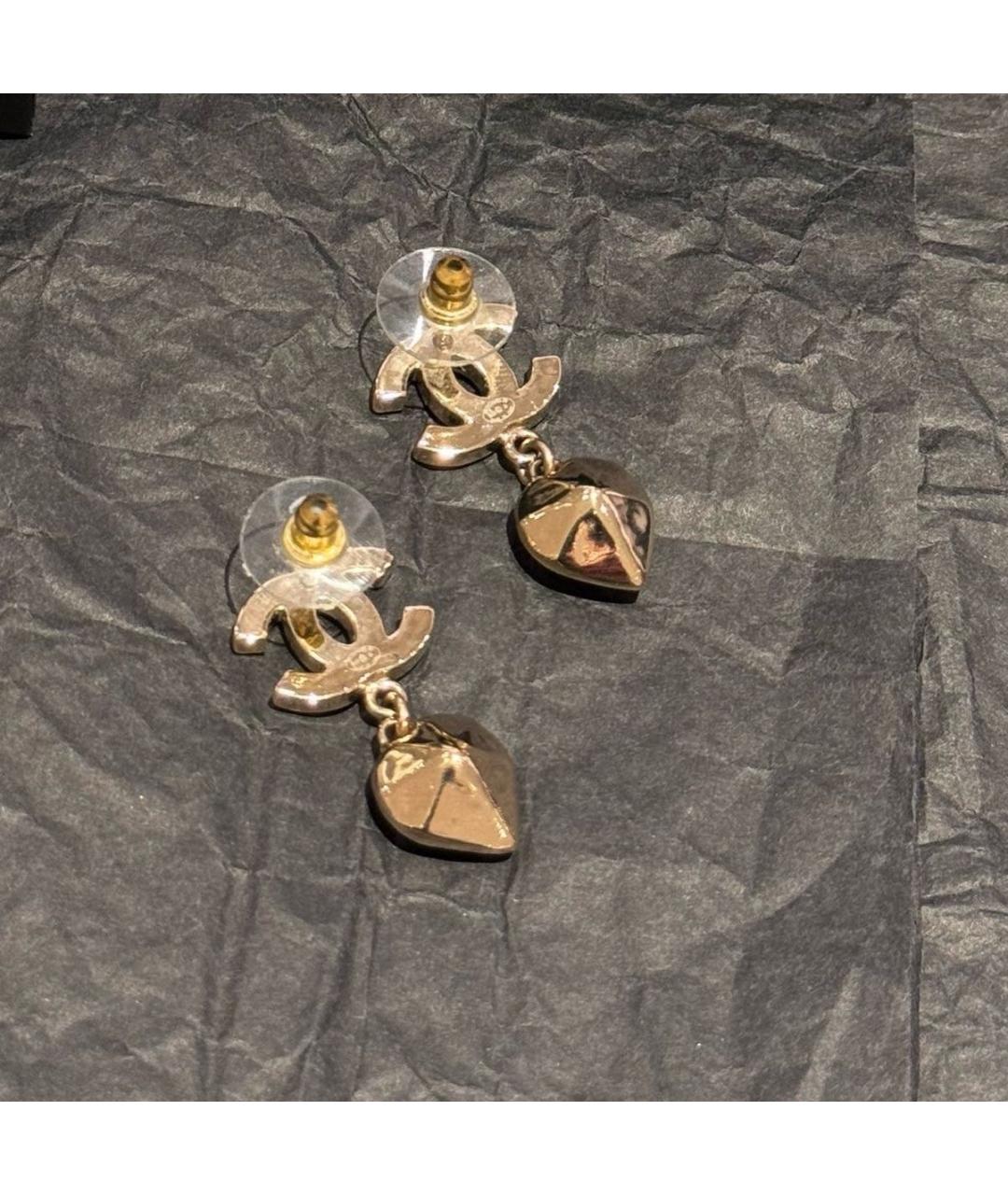 CHANEL Розовые серьги, фото 5