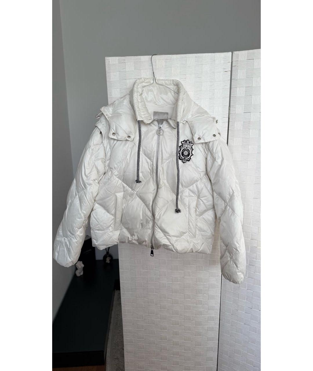 ERMANNO FIRENZE Белая полиэстеровая куртка, фото 7