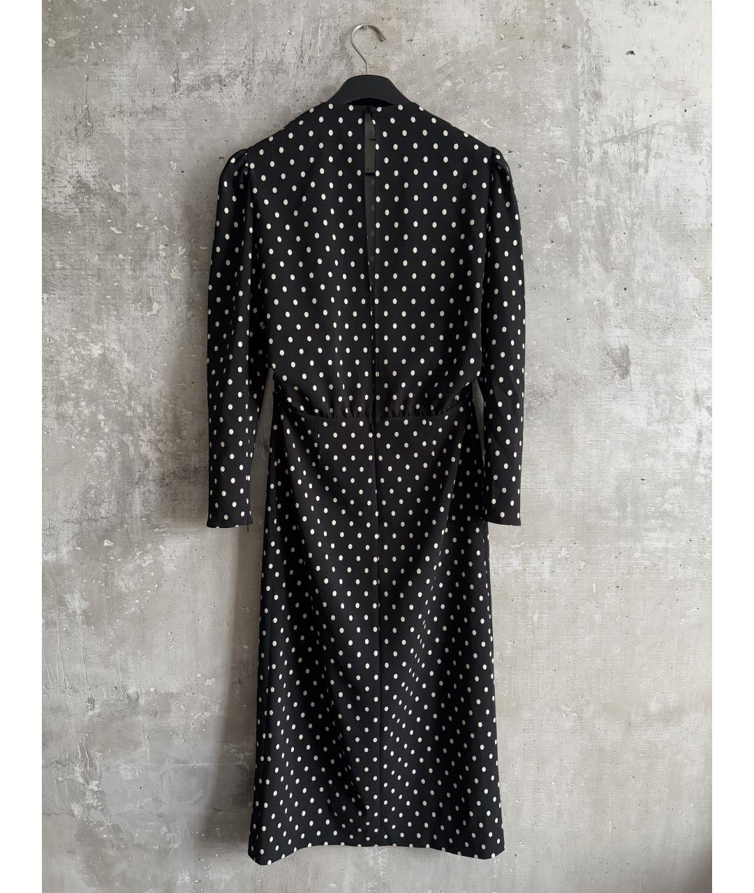 RED VALENTINO Черное полиэстеровое платье, фото 2