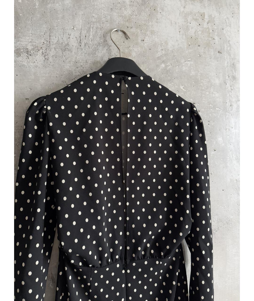 RED VALENTINO Черное полиэстеровое платье, фото 3