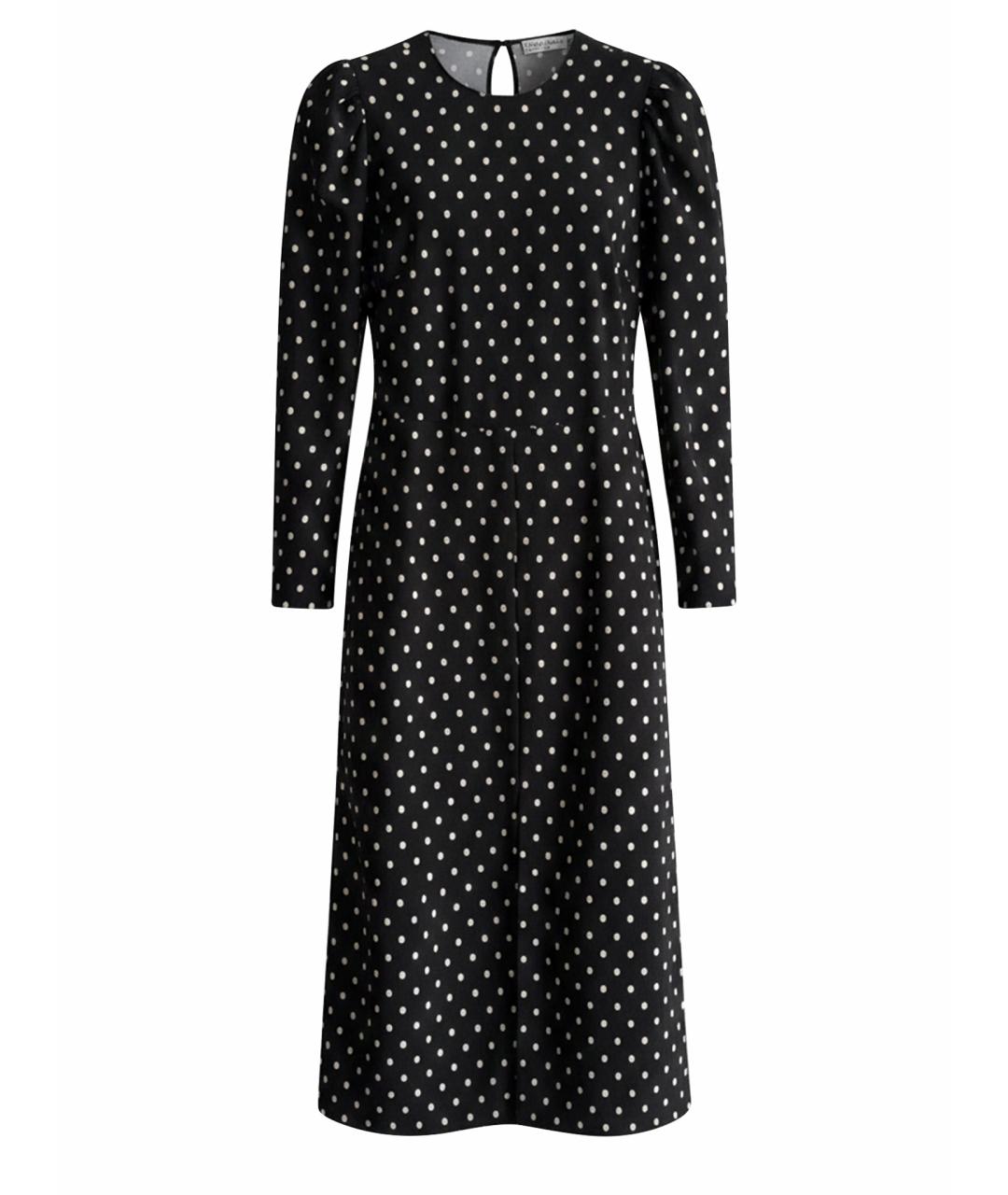 RED VALENTINO Черное полиэстеровое платье, фото 1